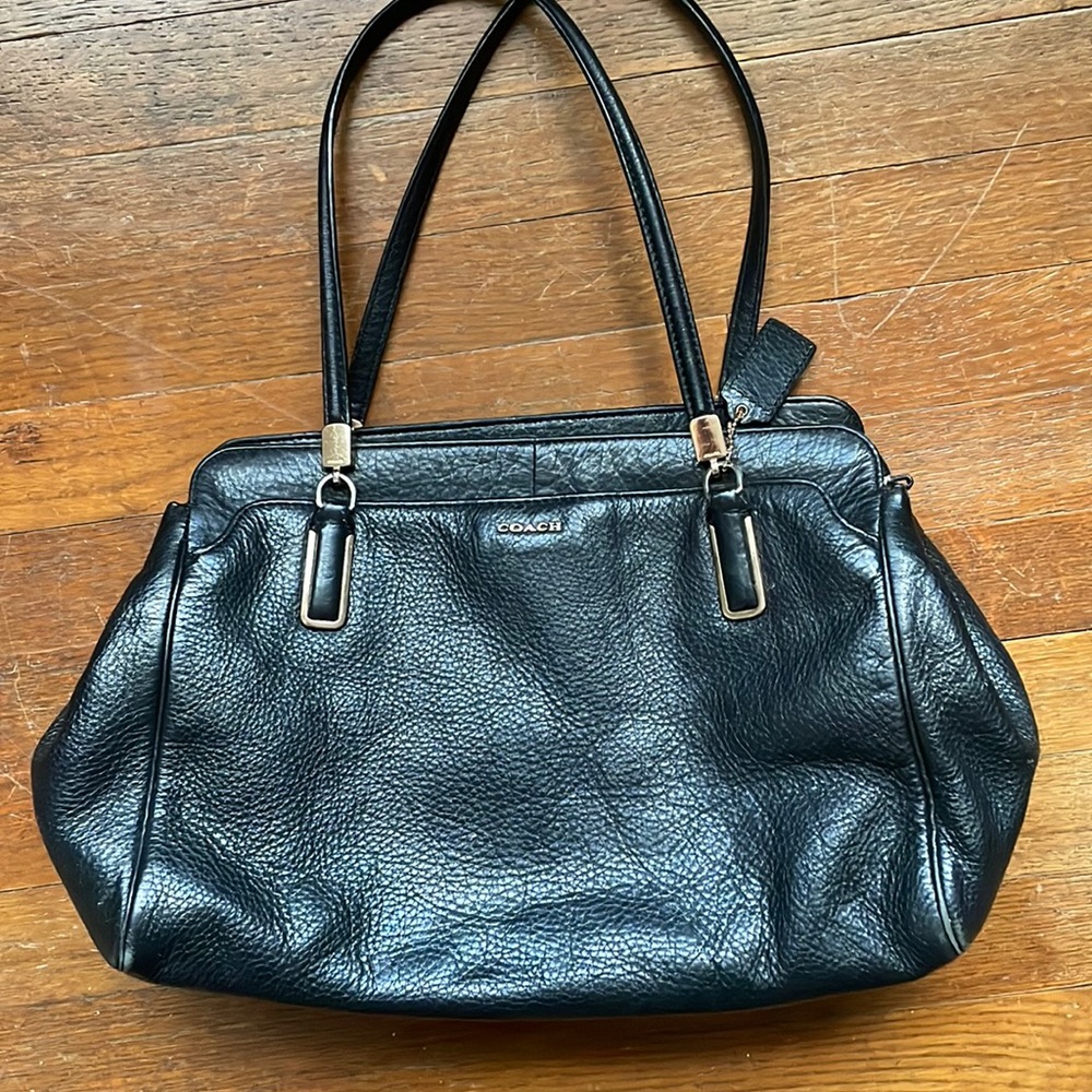 Coach Madison Kimberly 25161 Pebbled Leather Shoulder Bag - Sold As Is